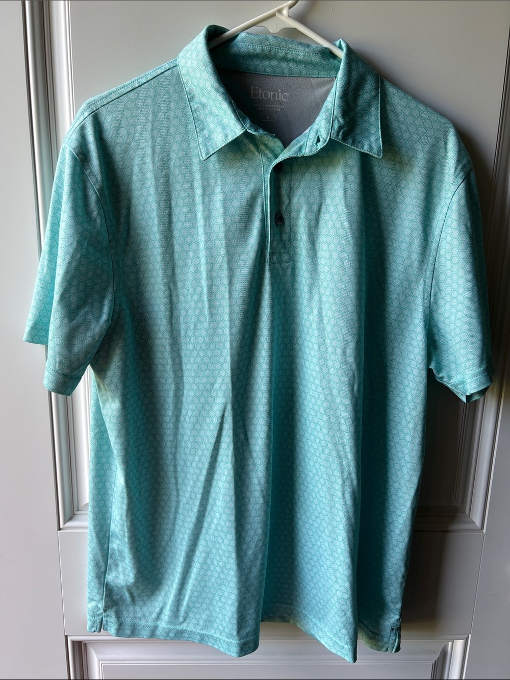 Etonic Men's Light Aqua Polo Shirt